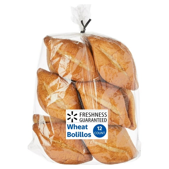 Freshness Guaranteed Wheat Bolillos, 24 oz, 12 Count