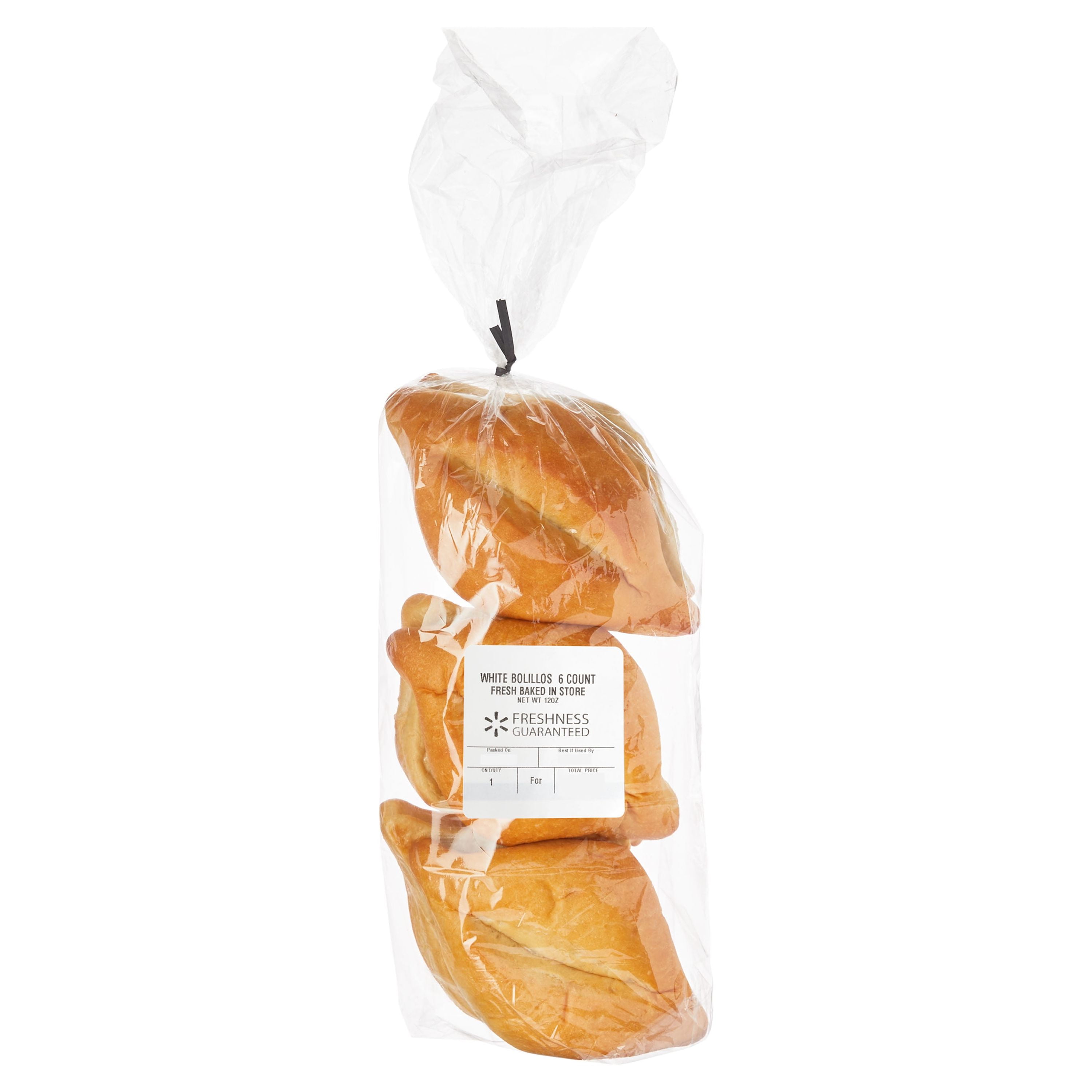 Freshness Guaranteed White Bolillos, 12 oz, 6 Count
