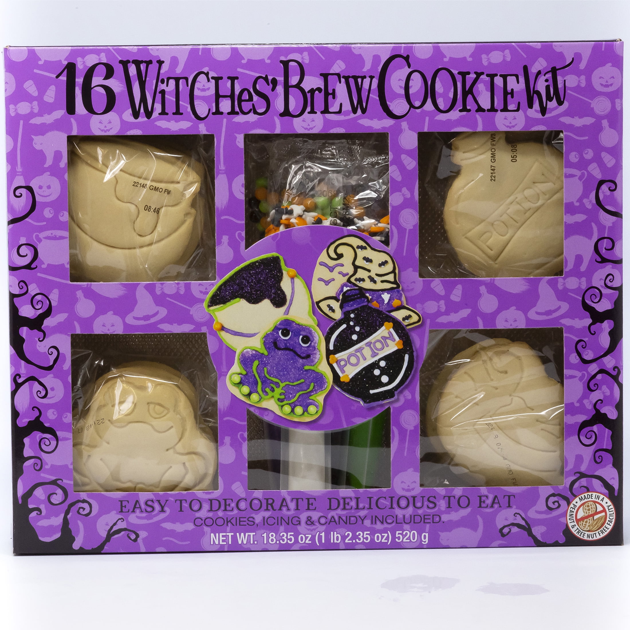 Freshness Guaranteed Witches' Brew Cookie Kit, 18.35 oz, 16 Count