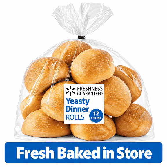 Freshness Guaranteed Yeasty Dinner Rolls, 12 oz, 12 Count