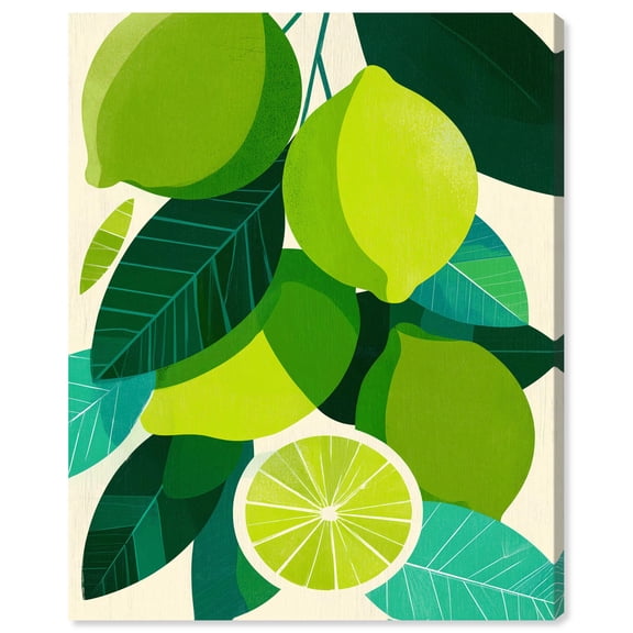 Freshness Unveiled II Canvas Print Tropical Wall Decor by Art Remedy, Gallery Wrapped, 16 x 20