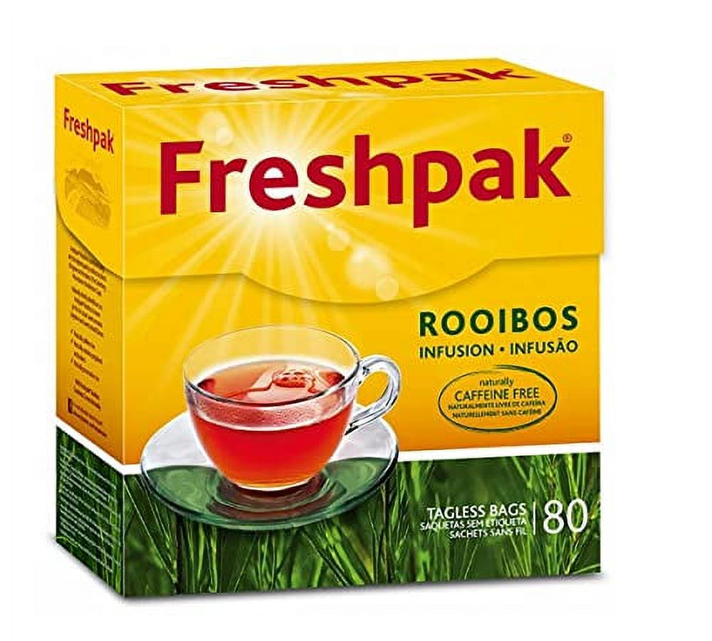 Freshpak Rooibos Tea 80 Tagless Teabags Natural Rooibos Naturally