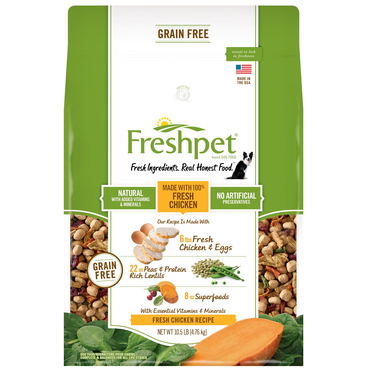 Freshpet Fresh Baked GrainFree Chicken, 10.5 lbs.