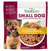 Freshpet Select Small Dog Roasted Meals Bite Size Chicken Recipe Dog Food 1lb Bag