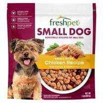 Freshpet Select Small Dog Roasted Meals Bite Size Chicken Recipe Dog Food 1lb Bag