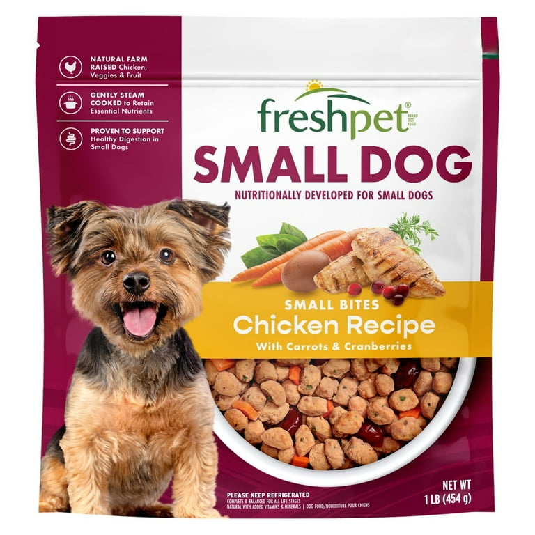 Freshpet Fresh Dog Food, Small Dog Chicken Recipe, Small Bites - Main Image