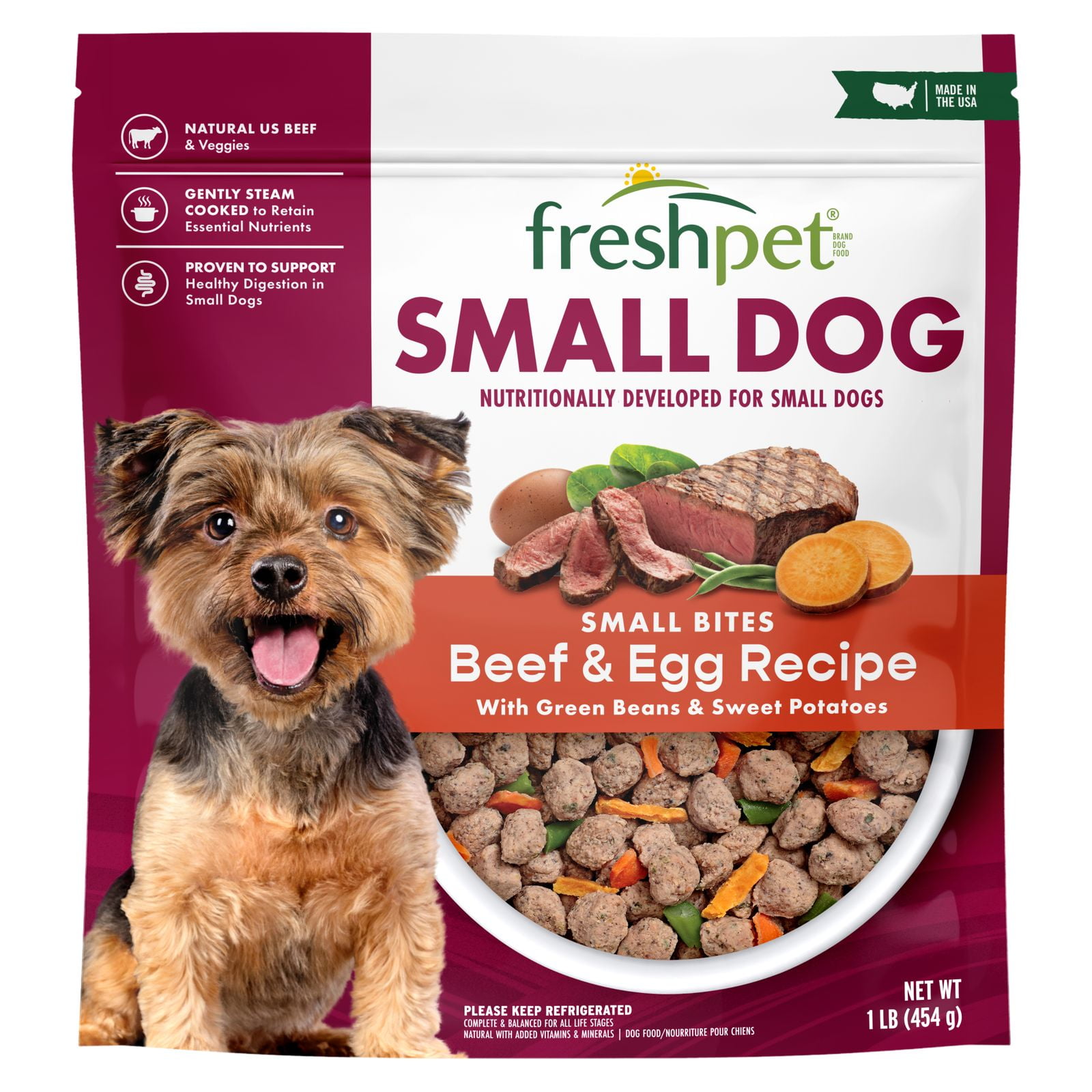 Freshpet Select 1 LB Small Dog Beef Roasted Meals