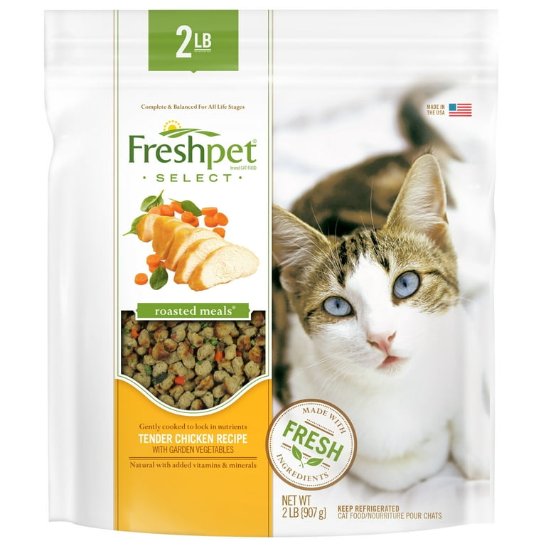 Freshpet Select Cat Roasted Meals Chicken 2 Lb Walmart
