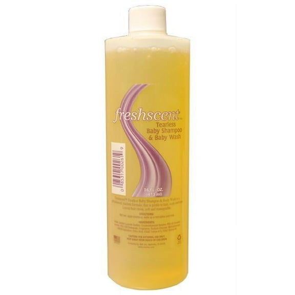 Freshscent NWI-TS16-12 Tearless Shampoo - 16 Oz Clear Bottle, Case Of 12