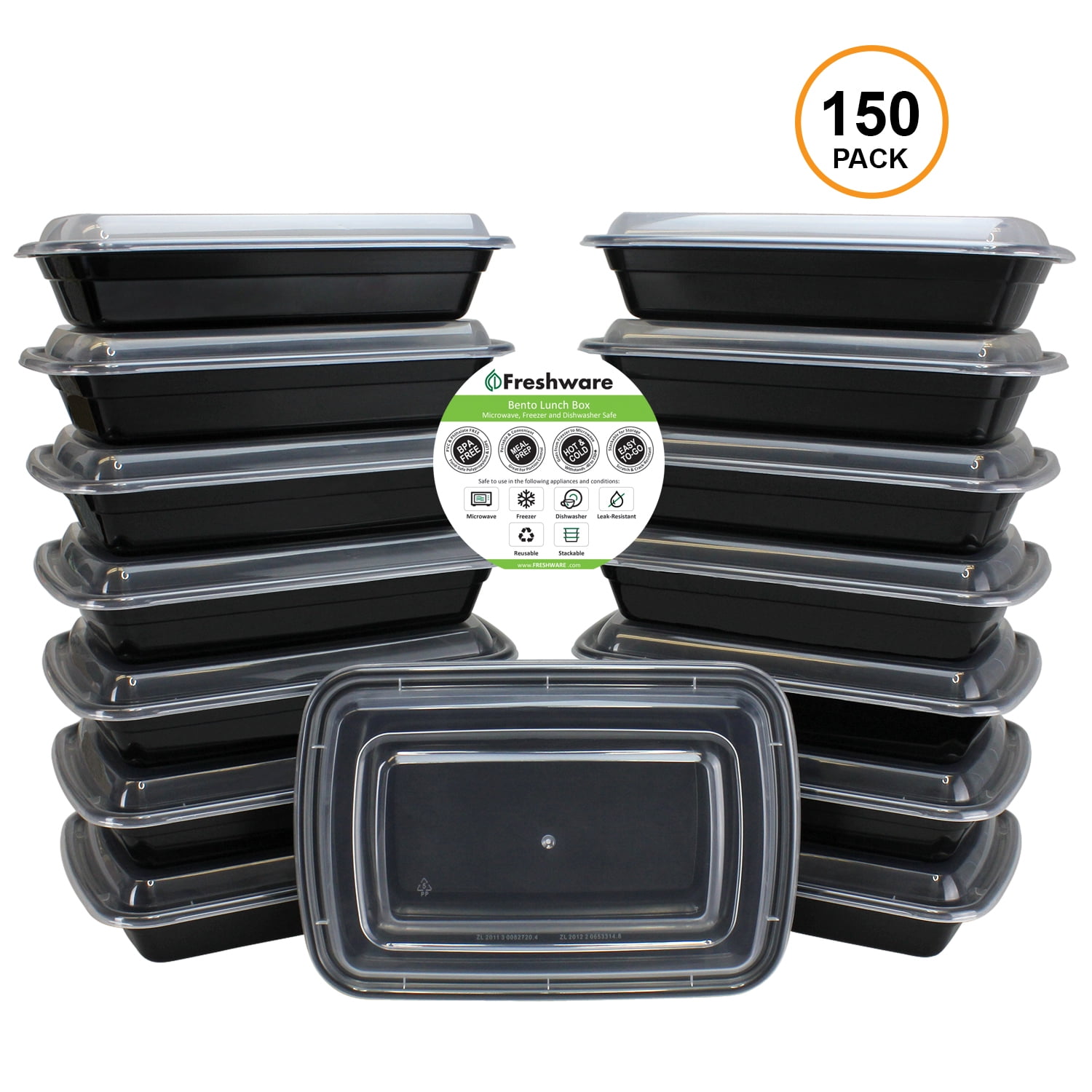 🥗 Mastering Meal Prep with Freshware [50 Pack] Food Storage Containers! A  Must-Have! 