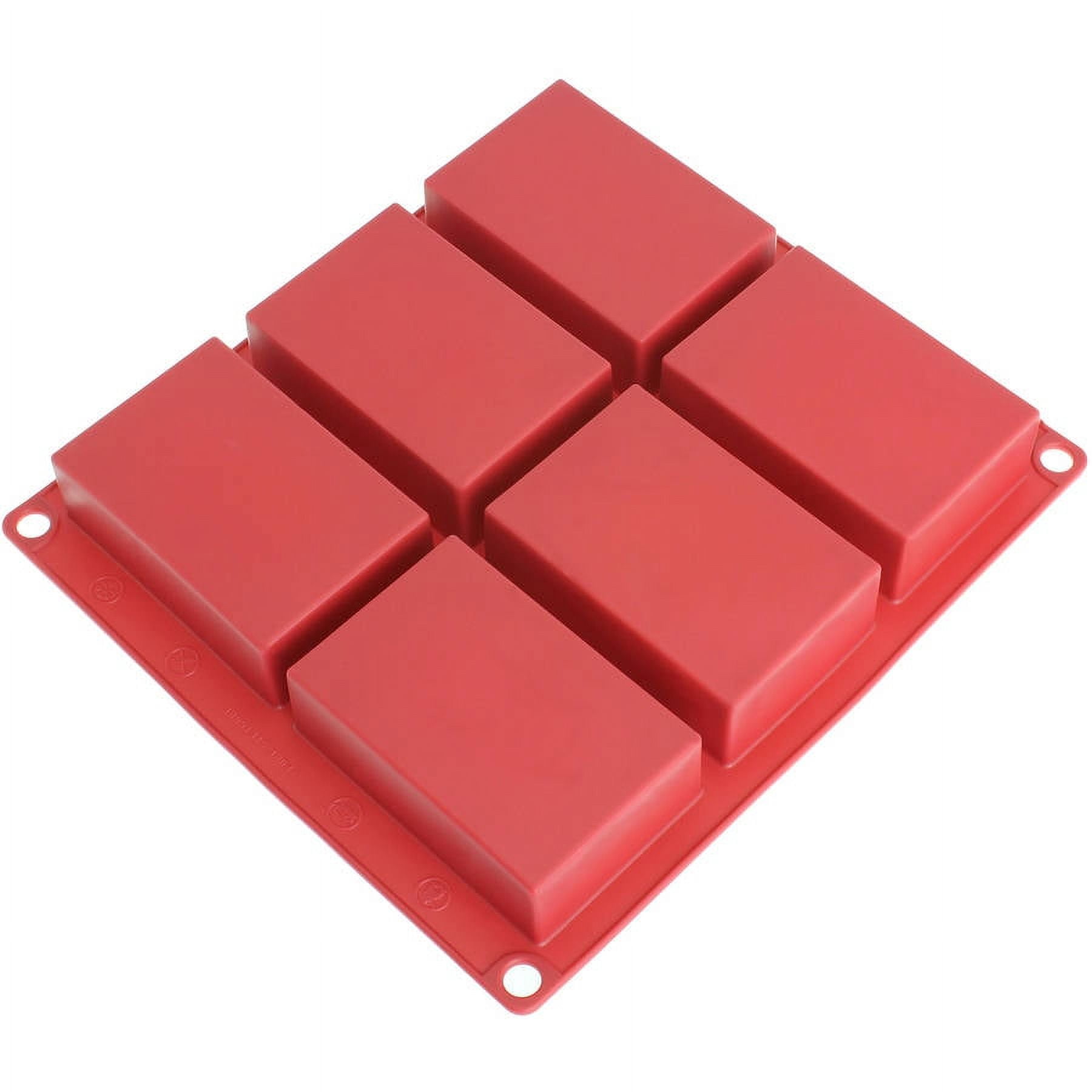 Square 2x2 Silicone Mold: 6 Cavity - Wholesale Supplies Plus