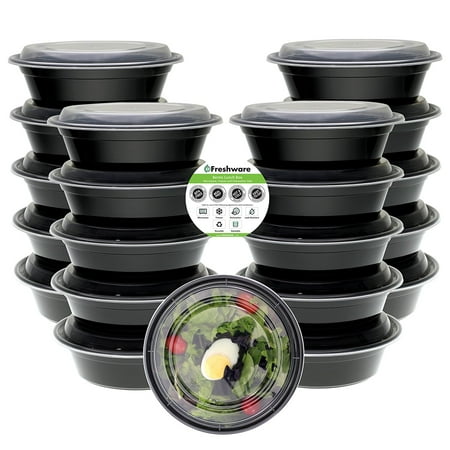 Freshware Meal Prep Containers with Lids, Set of 21