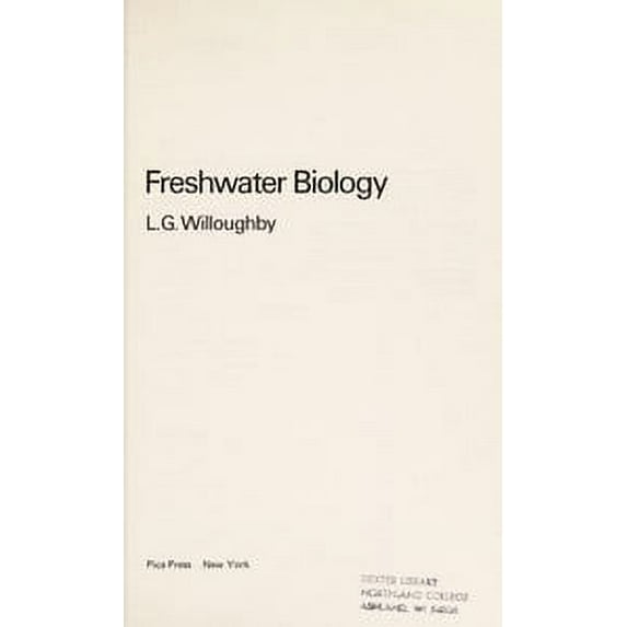 Pre-Owned Freshwater Biology (Hardcover) 9780876637210