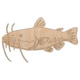 thumbnail image 1 of Freshwater Catfish Fish Fishing Wood Shape Unfinished Piece Cutout Craft DIY Projects - 6.25 Inch Size - 1/4 Inch Thick, 1 of 7