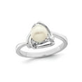 thumbnail image 1 of Gem & Harmony Freshwater Cultured Pearl (6mm) Ring in Sterling Silver for Women, 1 of 5