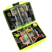 Freshwater Fishing Tackle Kit Portable Starter Kids Basic Fishing Accessories Box Fishing Tool for Fishing Outdoor Fish, Lightweight Tackle Box Fishing Tool Set for Fishing Enthusiast