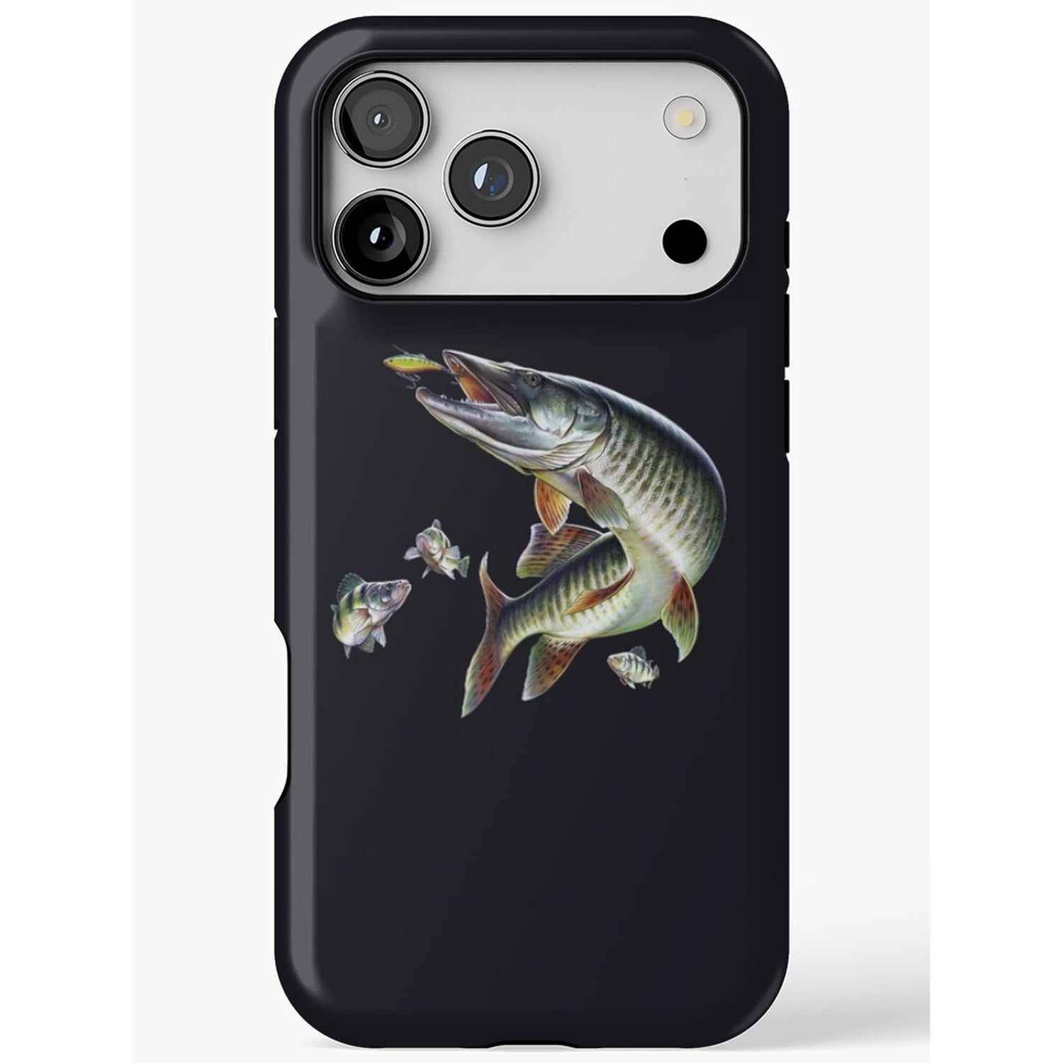 Stoddle Fish Freshwater Game Fish Black Tough Phone Case for Apple iPhone ...