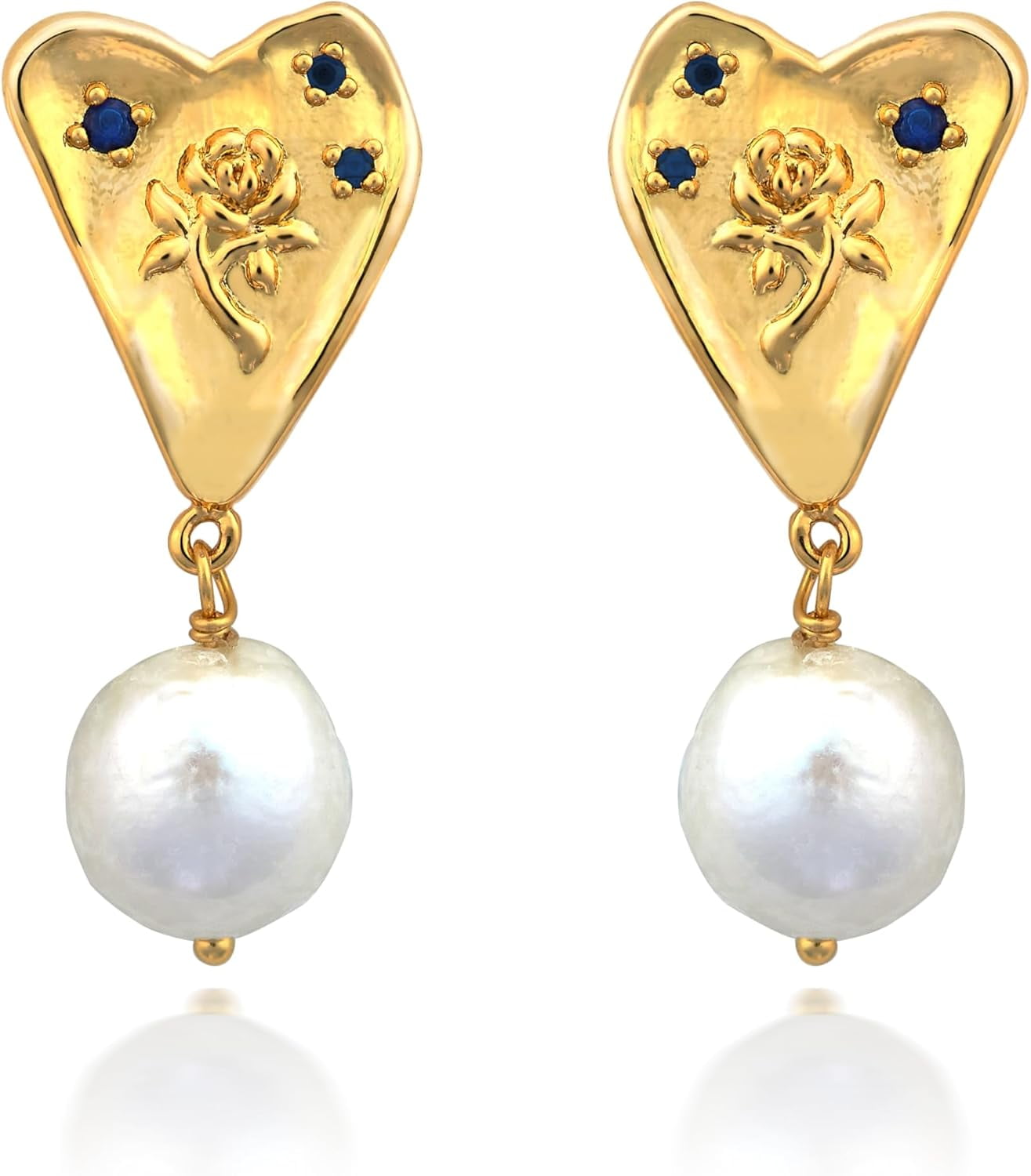 1/4 Ctw Round Lab Grown Diamond Stud Earrings In Sterling Silver - Foto 2