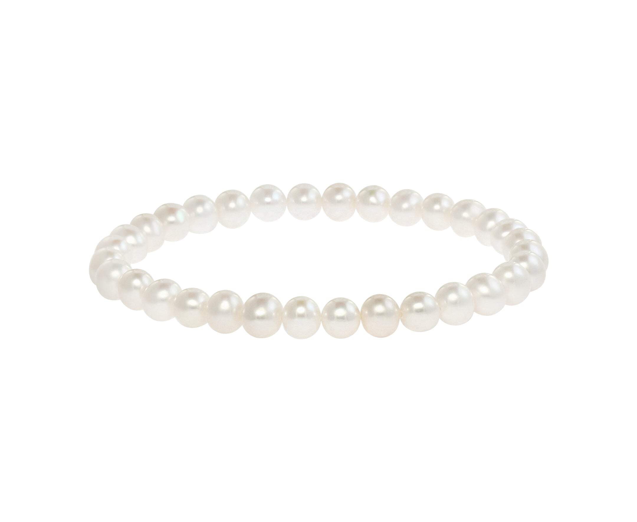 Madison Daisy Pearl Stretch Bracelet