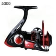 thumbnail image 1 of Freshwater and Saltwater Fishing Reels Spinning Stainless Steel Bearings Smooth Powerful Steel Ball Bearings, 13 Ball Bearings High Speed Gear Ratio Smooth Metal Gear Spinning Fishing Reel, 1 of 8