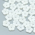 thumbnail image 1 of Freshwater Shell Beads Flower Seashell color 7.5x8x2mm Hole: 1mm, 1 of 2