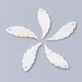 thumbnail image 1 of Freshwater Shell Pendants Leaf Seashell Color 29x10x2mm Hole: 1mm, 1 of 2