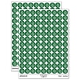 thumbnail image 1 of Freshwater Striped Angelfish Fish 200+ Round Stickers - Dark Green - Gloss Finish - 0.50" Size, 1 of 3