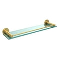 thumbnail image 1 of Fresno Collection 22 Inch Glass Shelf with Vanity Rail, 1 of 2