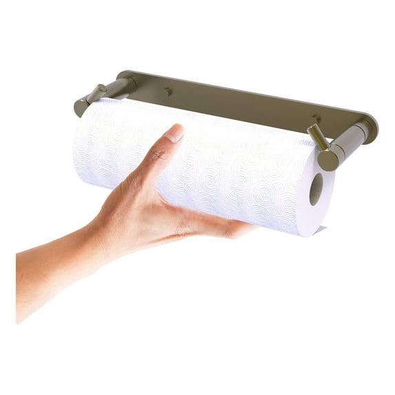 Fresno Collection Wall Mounted Rollerless Paper Towel Holder - Antique Brass