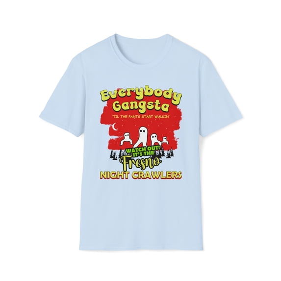 Fresno Nightcrawler, Gildan Unisex Softstyle T-Shirt, Graphic Tee, S-3XL