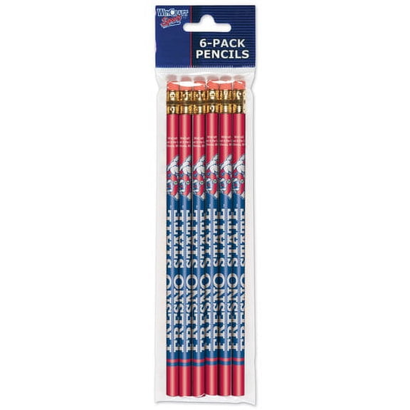 Fresno St Bulldogs 6pk Pencils Fresno St