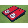 thumbnail image 1 of Fresno State Bulldog 'Dog Face' Red Matching Border Cornhole Boards, 1 of 1