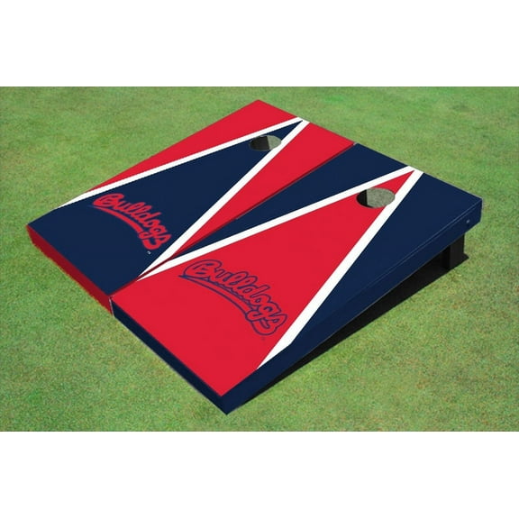 Fresno State Bulldog 'Word Mark' Alternating Triangle Cornhole Boards