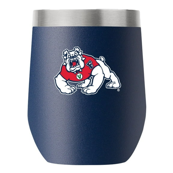 Fresno State Bulldogs 12oz. Stemless Tumbler