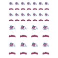 thumbnail image 1 of Fresno State Bulldogs Small Sticker Sheet - 2 Sheets, 1 of 1