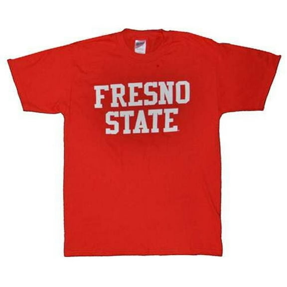 Fresno State Bulldogs T-shirt - Block Print, Red