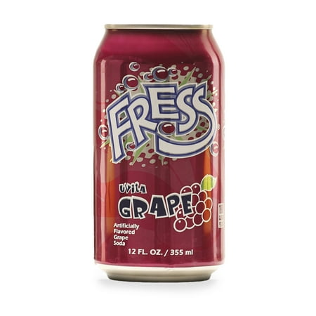 Fress Grape Uvita Regular Soda Grape Can 12oz Grape Refreshing Drink