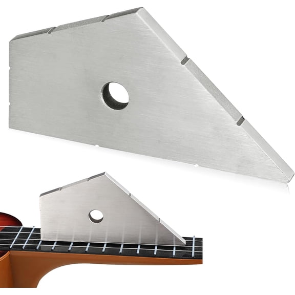 Fret Kisser Fret Leveling Tool Stainless Steel Luthier Tool for Guitar and Bass Repair