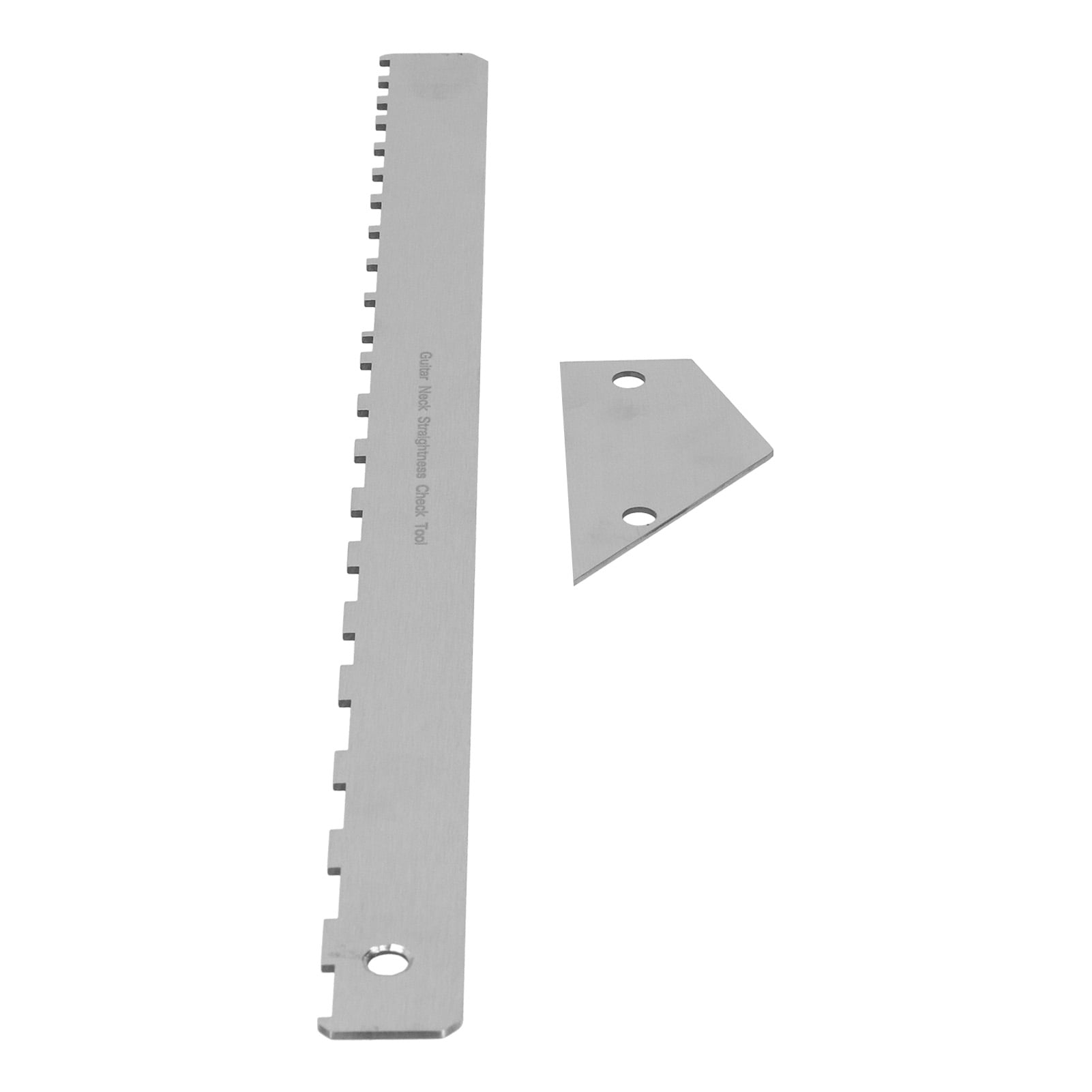 Fret Rocker String Height Gauge, Guitar Neck Ruler Stainless Steel