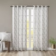thumbnail image 1 of Fretwork Print Grommet Top Window Curtain Panel(Only 1 Pc Panel) On-Site, 1 of 12