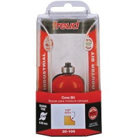 Freud 1-1/2 in. Dia. x 1/2 in. x 2-3/16 in. L Carbide Cove Router Bit ...