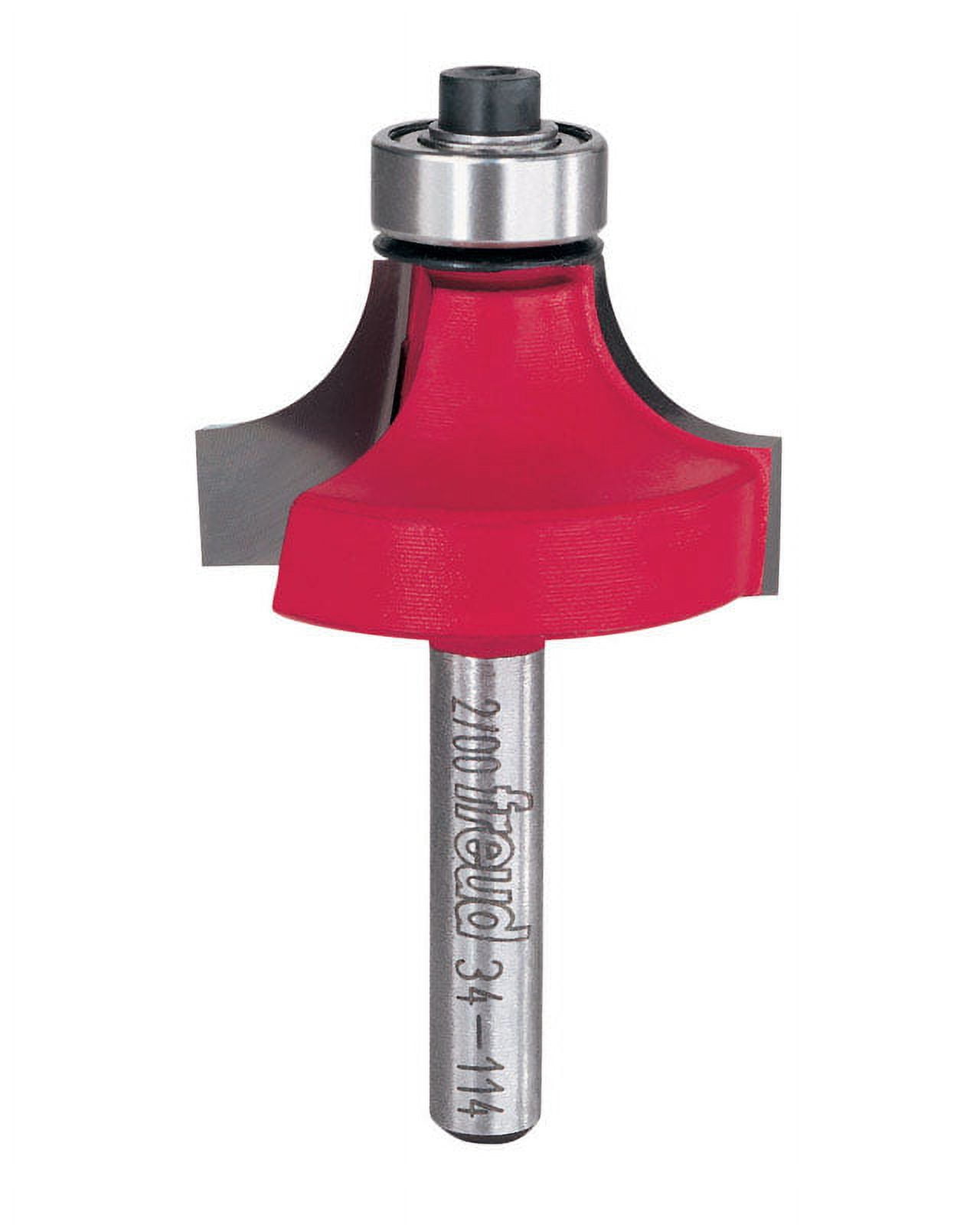 Freud 1-3/8 in. Dia. x 3/8 in. x 2-3/16 in. L Carbide Rounding Over Router Bit
