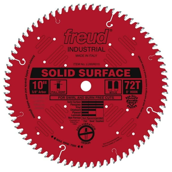 Freud 10In Solid Surface Blade