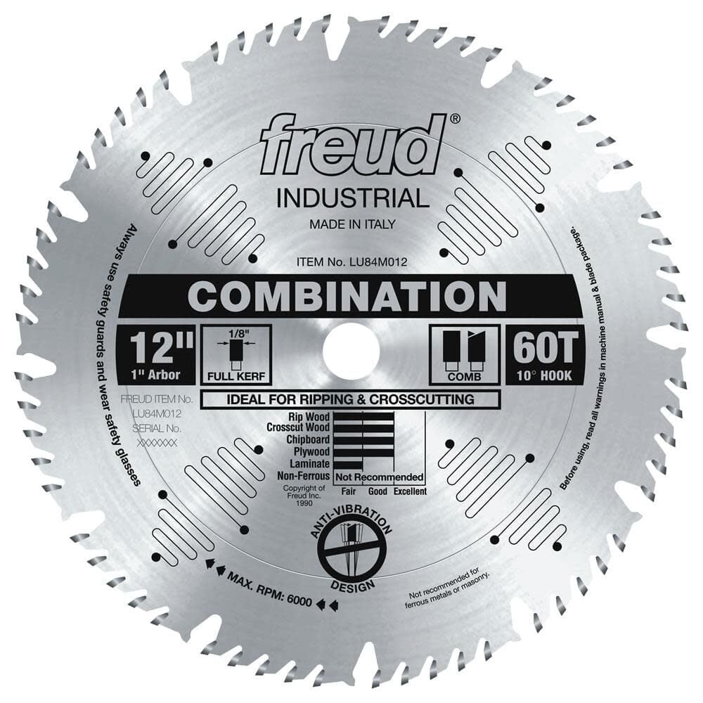 Freud 12In Combination Blade