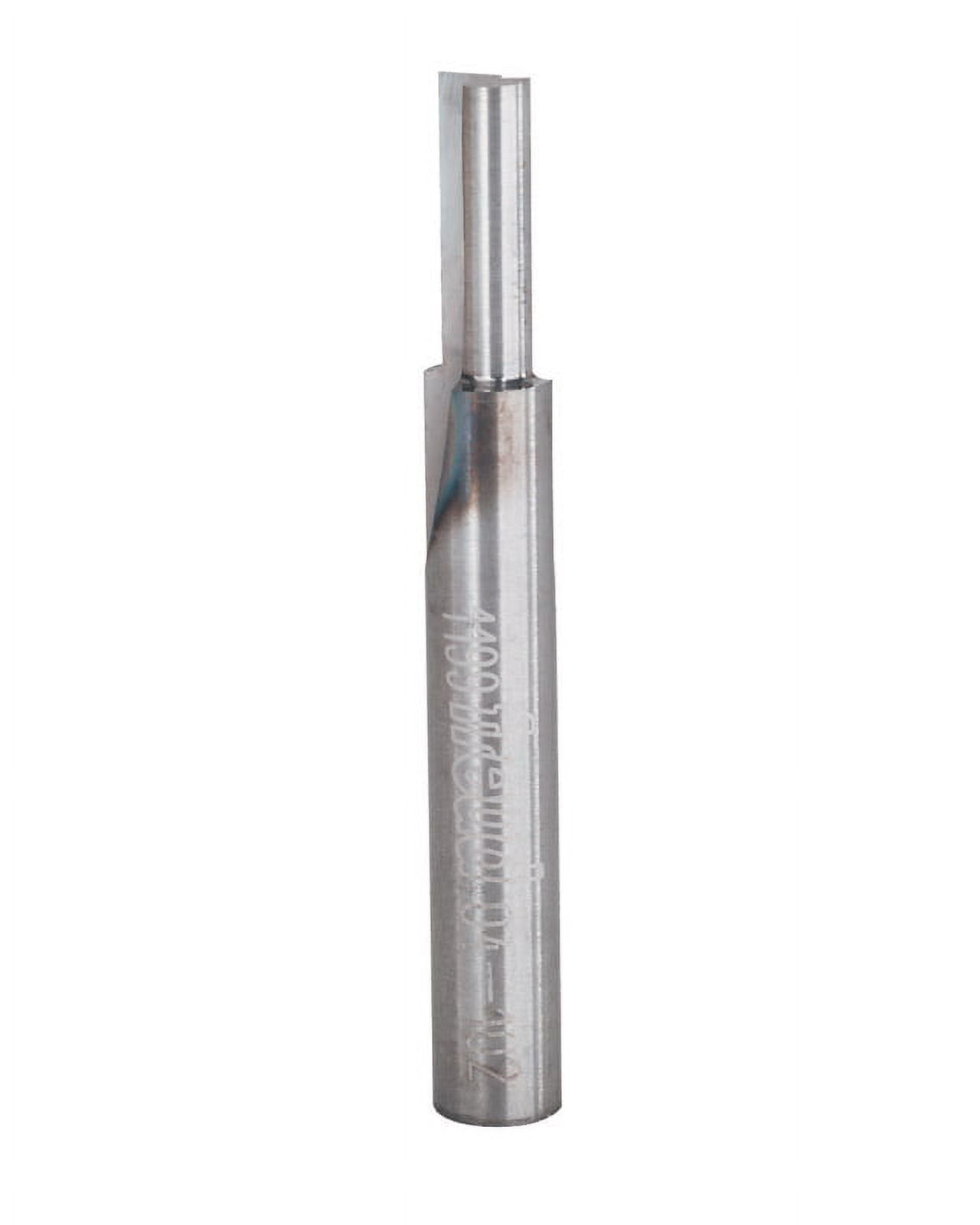 Freud 3/16 in. x 2 in. L Carbide Double Flute Straight Router Bit
