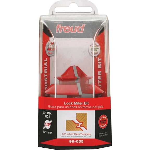 Freud 99-035: 2-11/64" (Dia.) Lock Miter Bit with 1/2" Shank