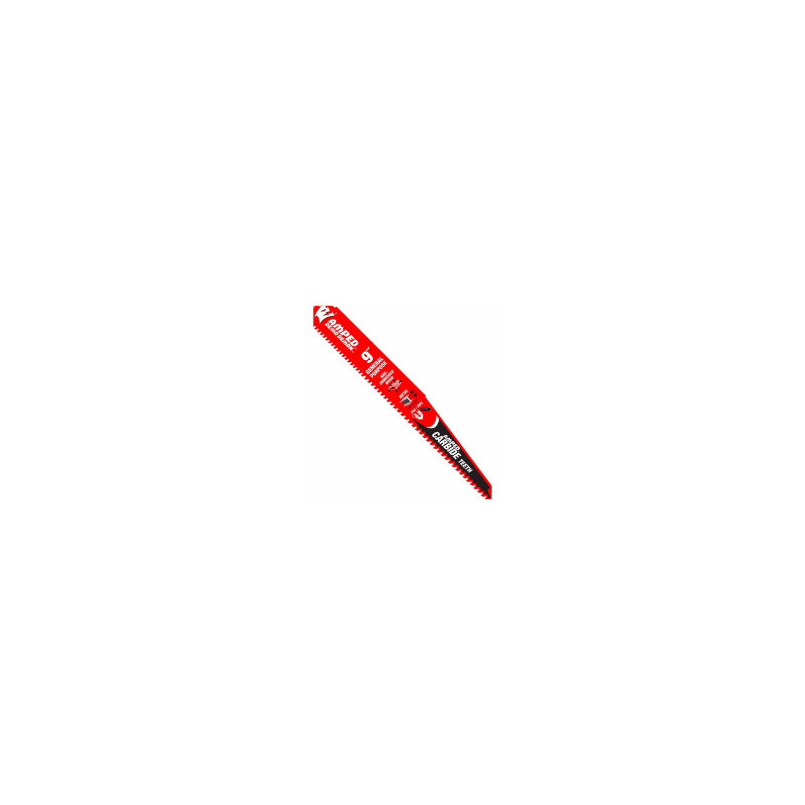 Freud DS0909CGPA3 Reciprocating Saw Blade Set Demon Amped 9" Carbide 6/9 TPI Red