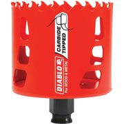 Freud Diablo Carbide Teeth Hole Saw for Wood and Metal - Fits with Snap-Lock Plus Mandrel System, Tool-Free Plug Ejection - 3 Diameter, 2-3/8 Length - DHS3000CT