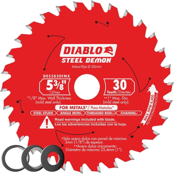 Freud-Diablo DB 5-3/8 X 30T Ferrous CSB MB, Multi, One Size (D053830FMX) Pack of 3