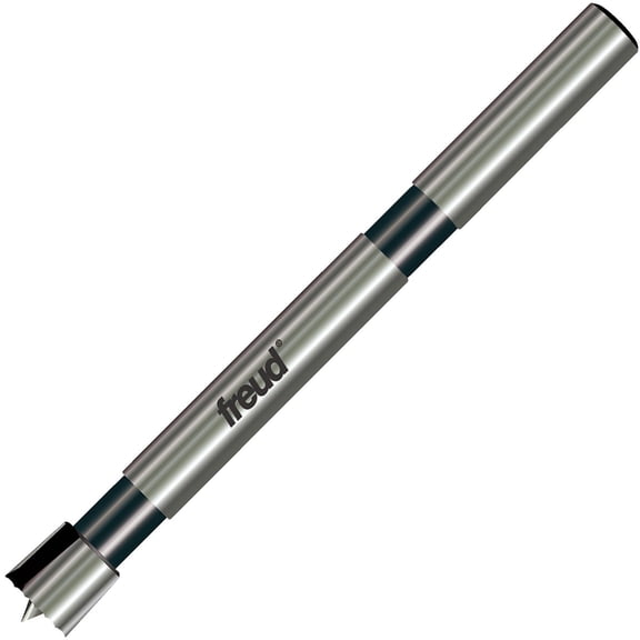 Freud Forstner Bit PB-002 - Precision Woodworking, Hardened Steel, Uncoated - 3/8 in